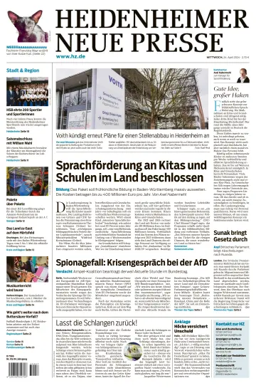 Heidenheimer Neue Presse - 24 Apr. 2024