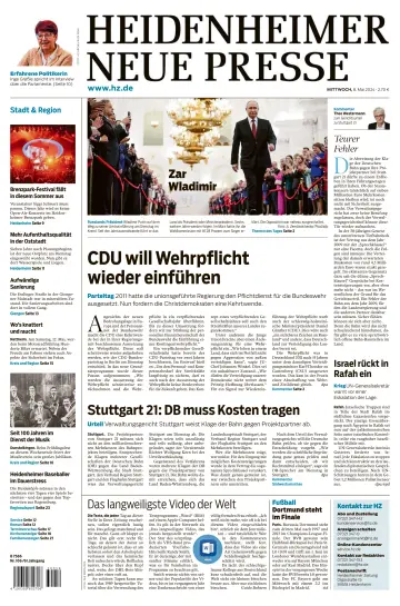 Heidenheimer Neue Presse - 08 maio 2024