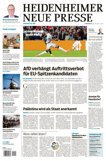 Heidenheimer Neue Presse - 23 май 2024