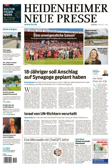 Heidenheimer Neue Presse - 25 May 2024