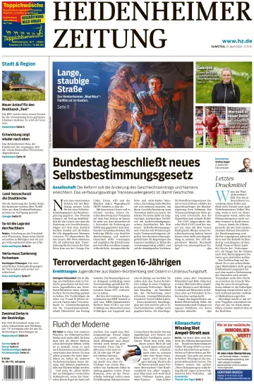 Heidenheimer Zeitung - 13 Nis 2024