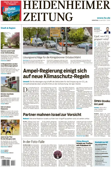 Heidenheimer Zeitung - 16 Nis 2024