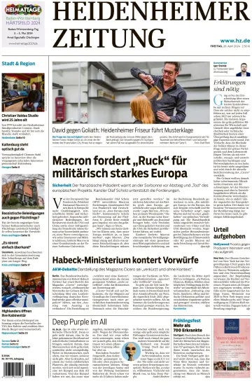 Heidenheimer Zeitung - 26 апр. 2024