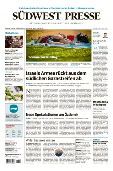 Südwest Presse - Metzinger Uracher Volksblatt - Der Ermstalbote - 08 Nis 2024