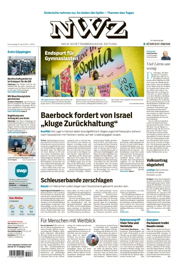 NWZ – Neue Württembergische Zeitung - 18 Apr. 2024