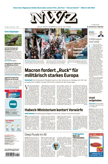 NWZ – Neue Württembergische Zeitung - 26 Apr 2024