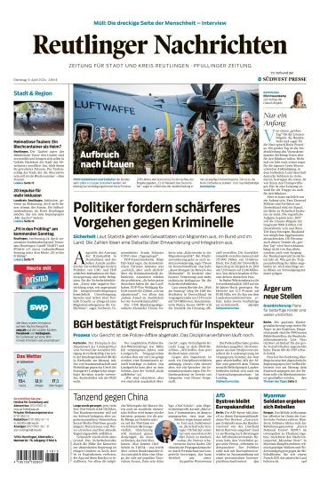 Reutlinger Nachrichten - 09 四月 2024