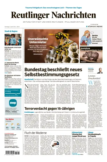 Reutlinger Nachrichten - 13 4月 2024