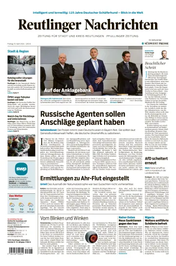 Reutlinger Nachrichten - 19 四月 2024