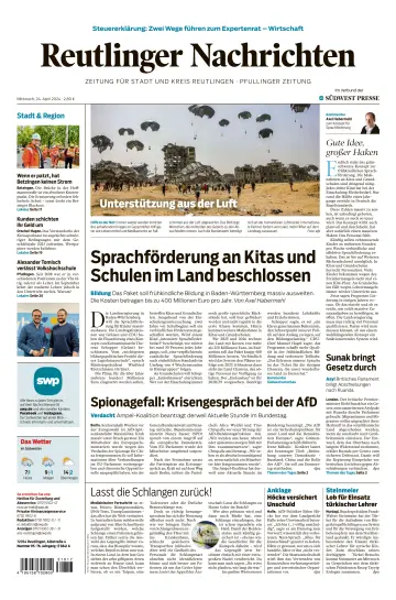 Reutlinger Nachrichten - 24 四月 2024