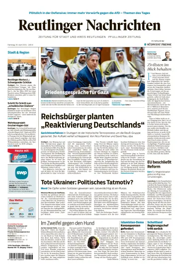 Reutlinger Nachrichten - 30 4月 2024