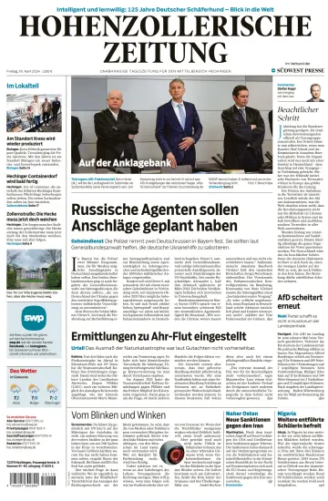 Hohenzollerische Zeitung - 19 Apr 2024