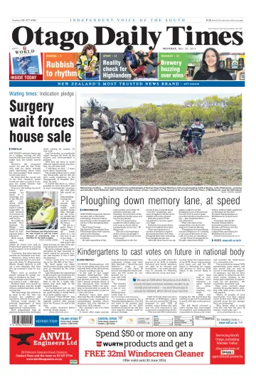 Otago Daily Times - 20 Bealtaine 2024