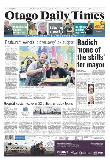 Otago Daily Times - 22 五月 2024