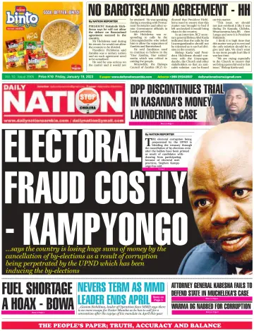 Daily Nation Newspaper - 19 Jan 2024