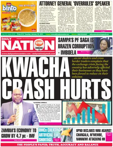 Daily Nation Newspaper - 30 Jan 2024