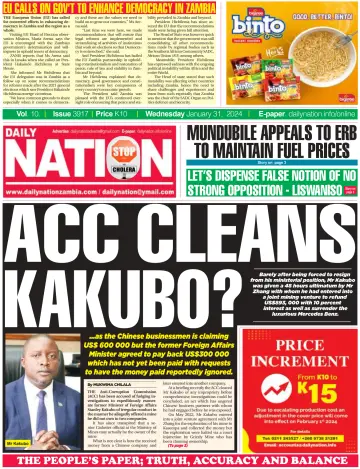 Daily Nation Newspaper - 31 Jan 2024