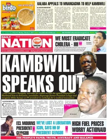Daily Nation Newspaper - 5 Feb 2024
