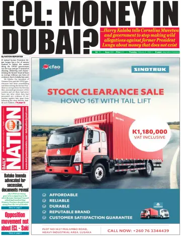 Daily Nation Newspaper - 8 Feb 2024