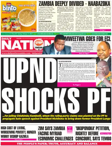 Daily Nation Newspaper - 13 Feb 2024