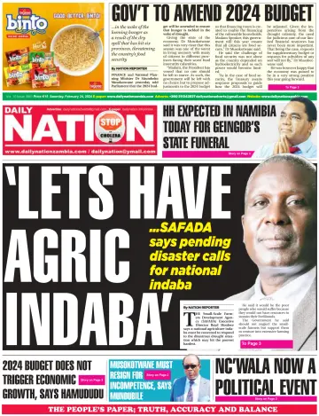 Daily Nation Newspaper - 24 Feb 2024
