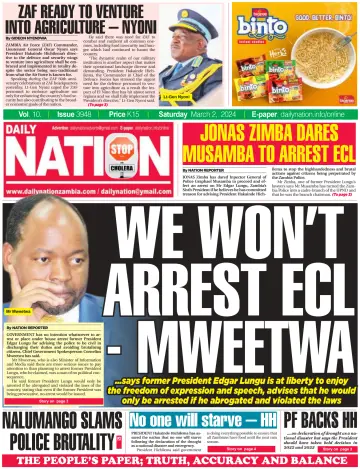Daily Nation Newspaper - 2 Mar 2024