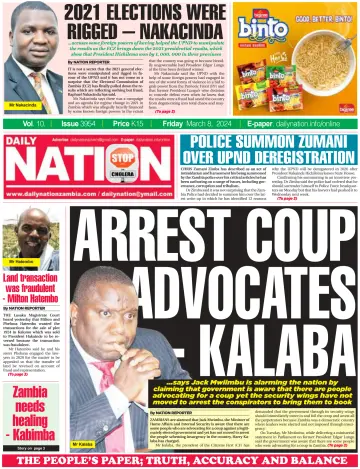 Daily Nation Newspaper - 8 Mar 2024