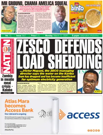 Daily Nation Newspaper - 11 Mar 2024