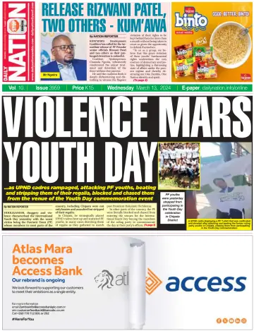 Daily Nation Newspaper - 13 Mar 2024