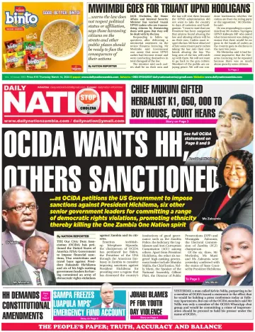 Daily Nation Newspaper - 14 Mar 2024