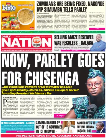 Daily Nation Newspaper - 23 Mar 2024