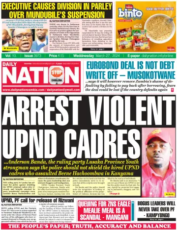 Daily Nation Newspaper - 27 Mar 2024