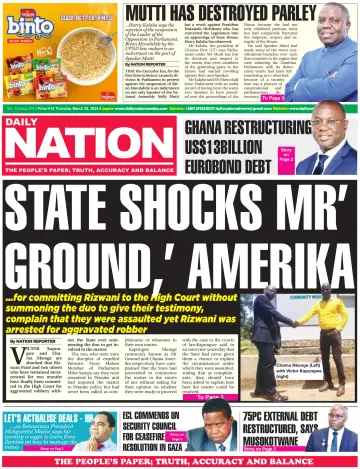 Daily Nation Newspaper - 28 Mar 2024