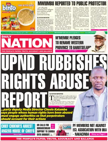 Daily Nation Newspaper - 06 apr 2024