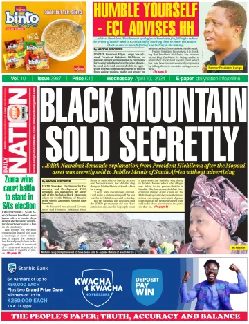 Daily Nation Newspaper - 10 abril 2024