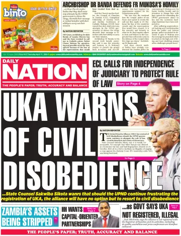 Daily Nation Newspaper - 11 abr. 2024