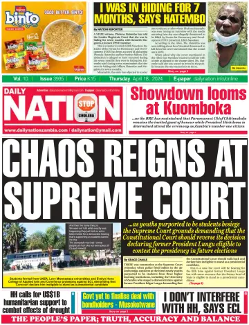 Daily Nation Newspaper - 18 Apr. 2024