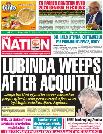 Daily Nation Newspaper - 19 abril 2024