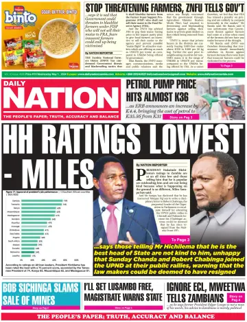 Daily Nation Newspaper - 01 5월 2024