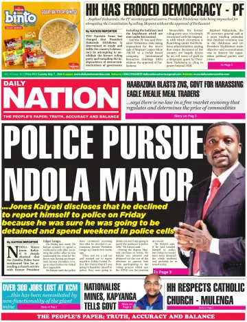 Daily Nation Newspaper - 07 mai 2024