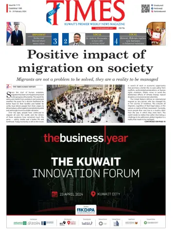 The Times Kuwait - 18 Feabh 2024