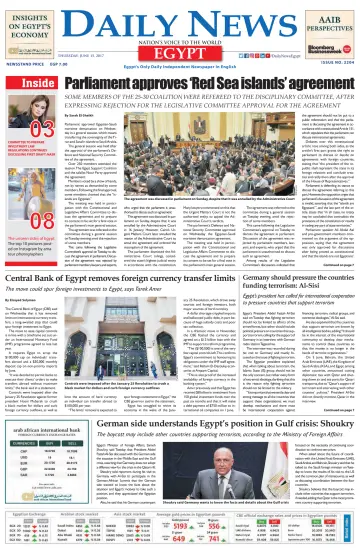 The Daily News Egypt - 15 Jun 2017