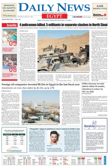 The Daily News Egypt - 10 Aug 2017