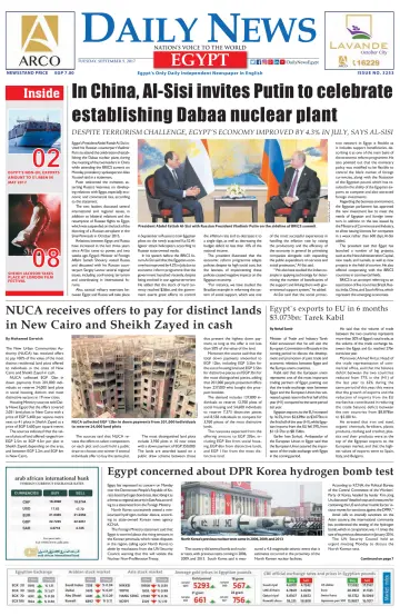 The Daily News Egypt - 5 Sep 2017