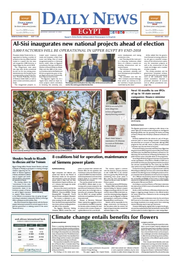 The Daily News Egypt - 22 Jan 2018