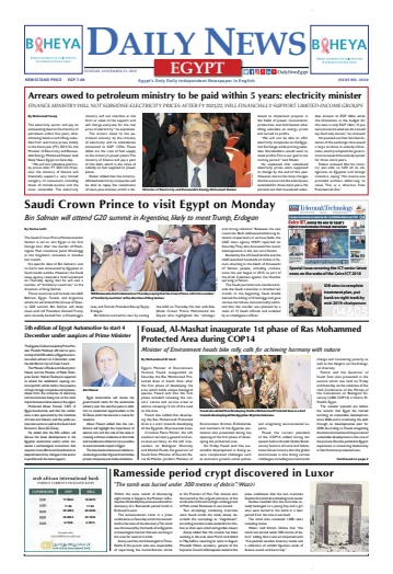 The Daily News Egypt - 25 Nov 2018