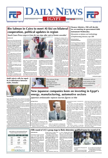 The Daily News Egypt - 27 Nov 2018
