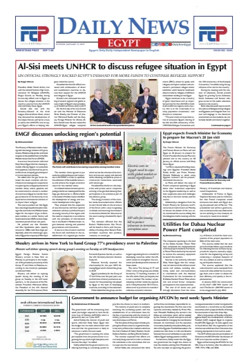 The Daily News Egypt - 15 Jan 2019