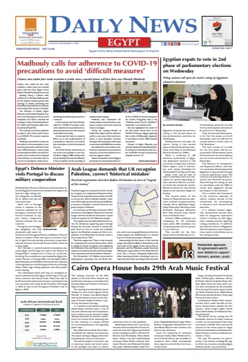The Daily News Egypt - 3 Nov 2020