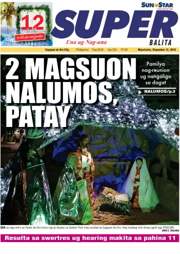 SuperBalita Cagayan de Oro - 12 Dec 2018